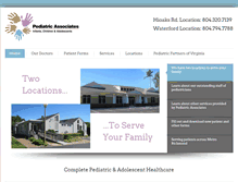 Tablet Screenshot of pediatricassociatespc.com